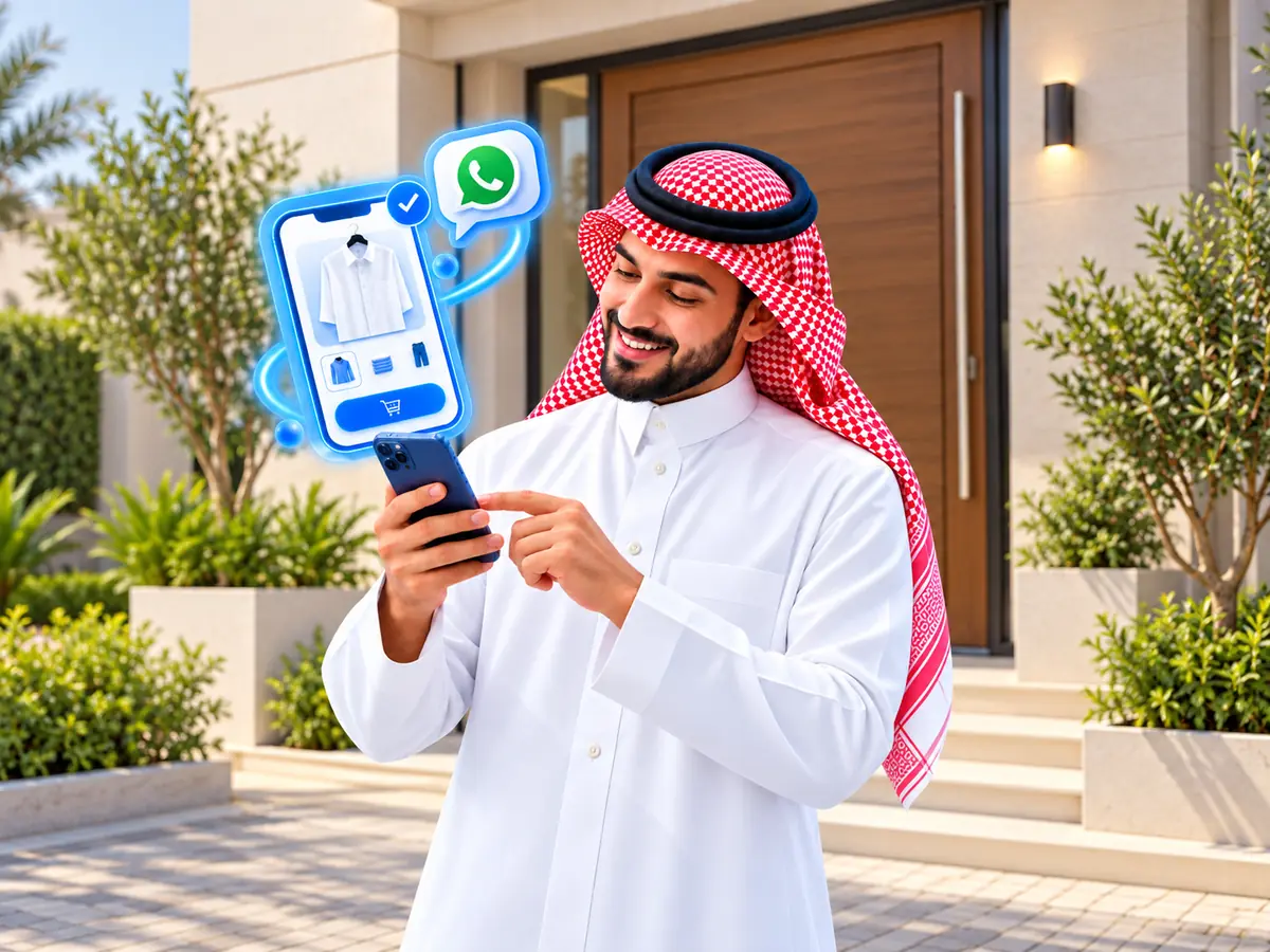 طلب الخدمة من الجوال عبر واتساب